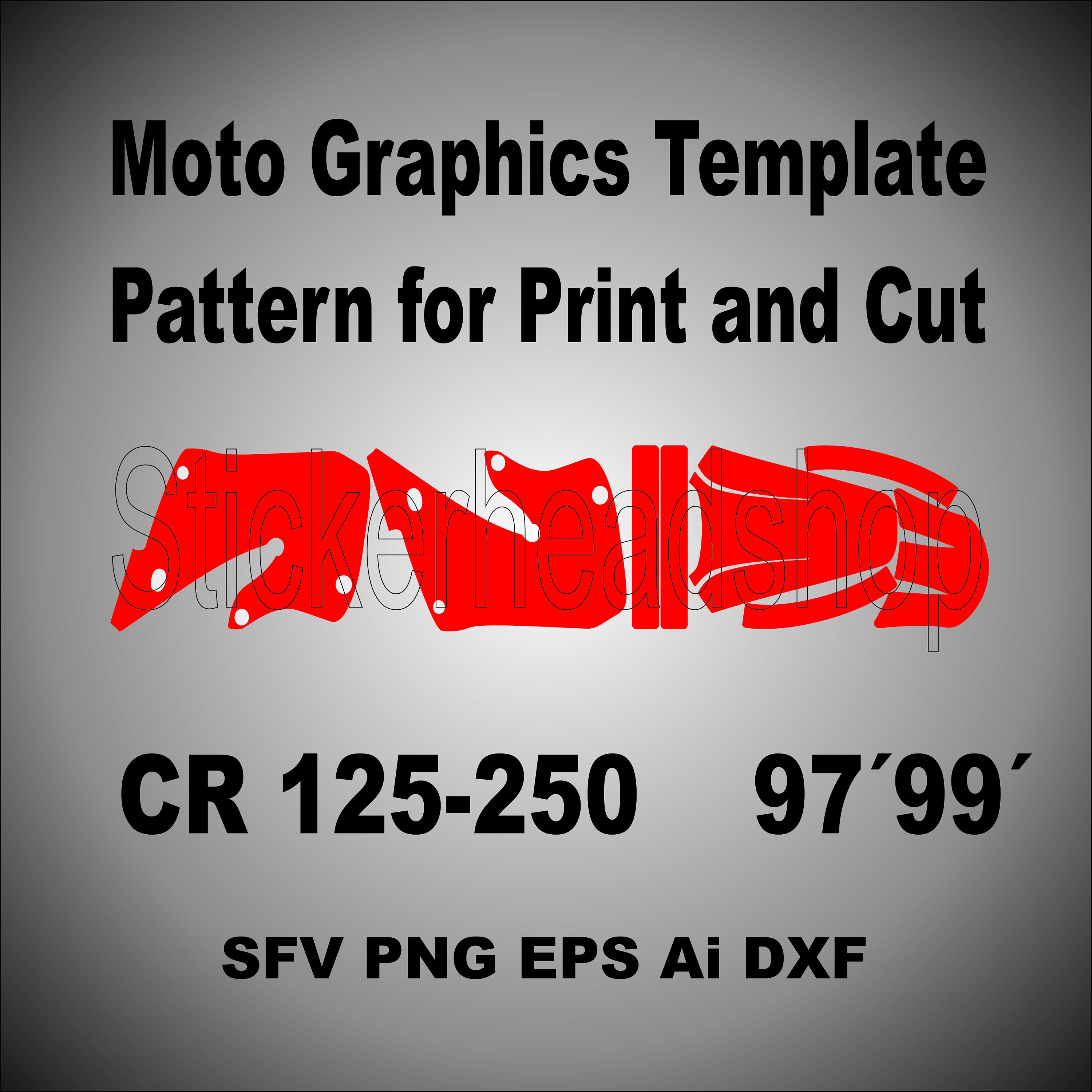 Honda Fork Guard Carbon Look Graphics – Moto Decals Stickers For CR125 CR250 (1990-2003)