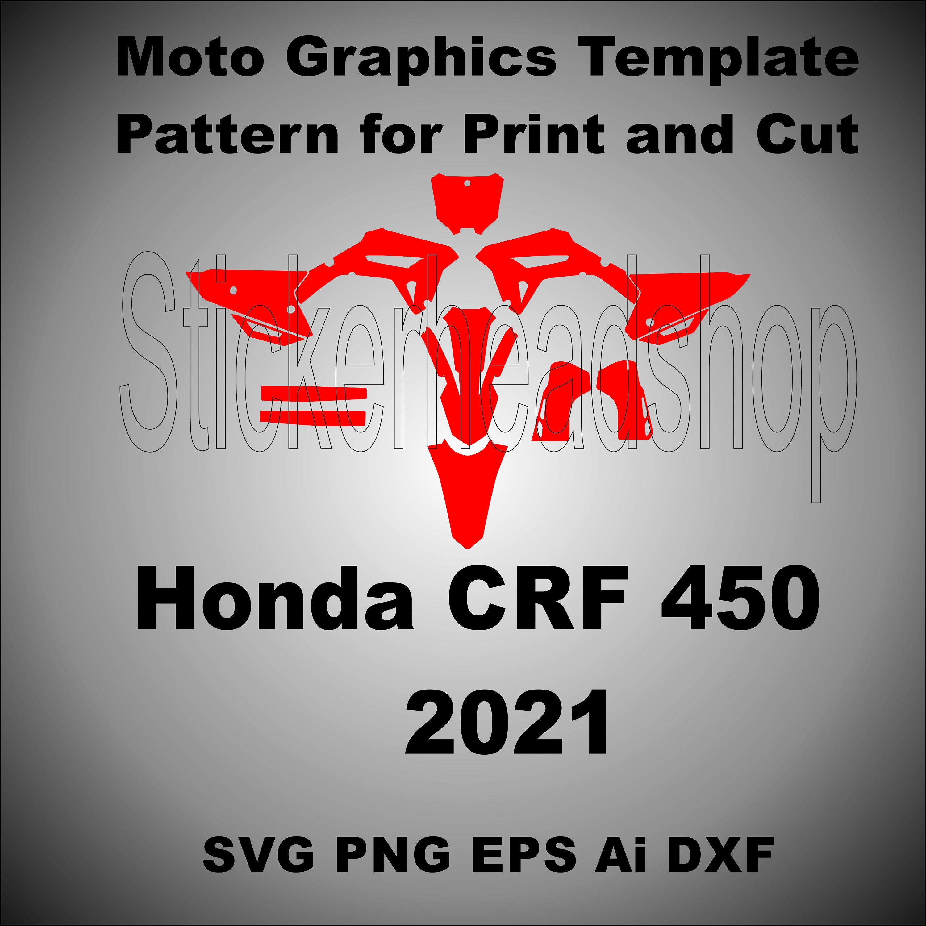 Honda Sticker - Autocollant Honda 14
