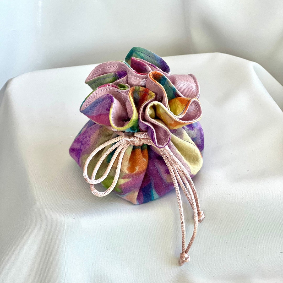 Personalized Travel Jewelry Case, Jewelry Pouch Drawstring Bag, Perfect