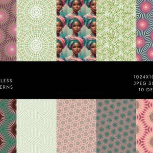 Nala Seamless Patterns Bundle,  digital paper pack. Patterns Spring background bundle printable