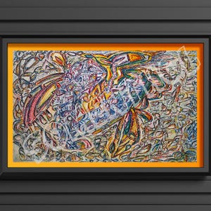 Affiche numerique Terre Fertile du Cœur  Art Intuitif et Émotionnel