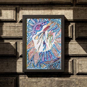 Affiche numérique Triptyque Visionnaire – Trois fragments d’un monde intérieur