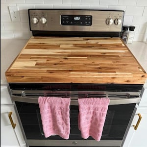 Housse de poêle en acacia pour planche à découper, dimensions personnalisées disponibles !!! ***APPROVISIONNEMENT LIMITÉ***
