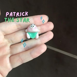 Niedliche Mini Handytaschen aus Ton | Handgemachte Ton Hüfthosen | Kindle Hippers | Laptop-Hipper | Patrick der Stern
