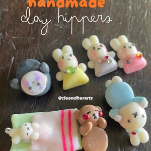 Handmade Clay Hippers for Phone / Kindle /Laptop etc | Miniature | Handmade Clay Hippers | Birthday Gift