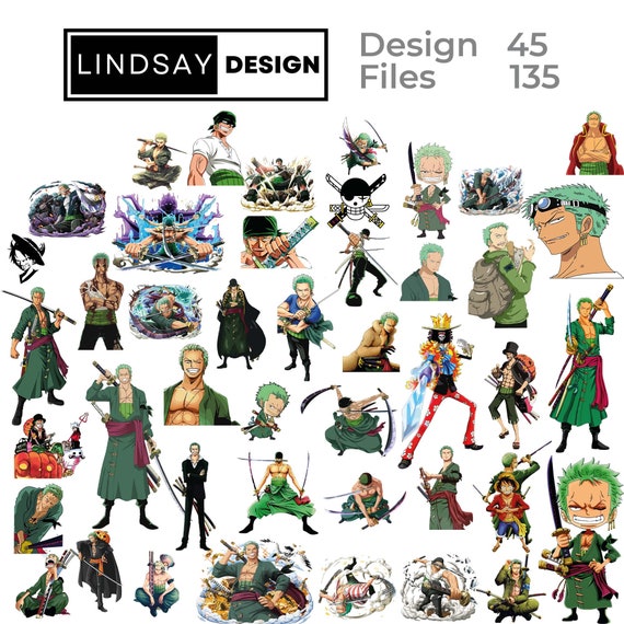 Roronoa Zoro Svg Files for Cricut-Anime -Cartoon-Layered Files