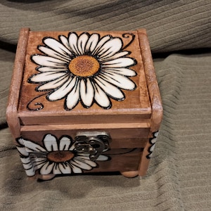 Hand Crafted Wood Burned Custom Box