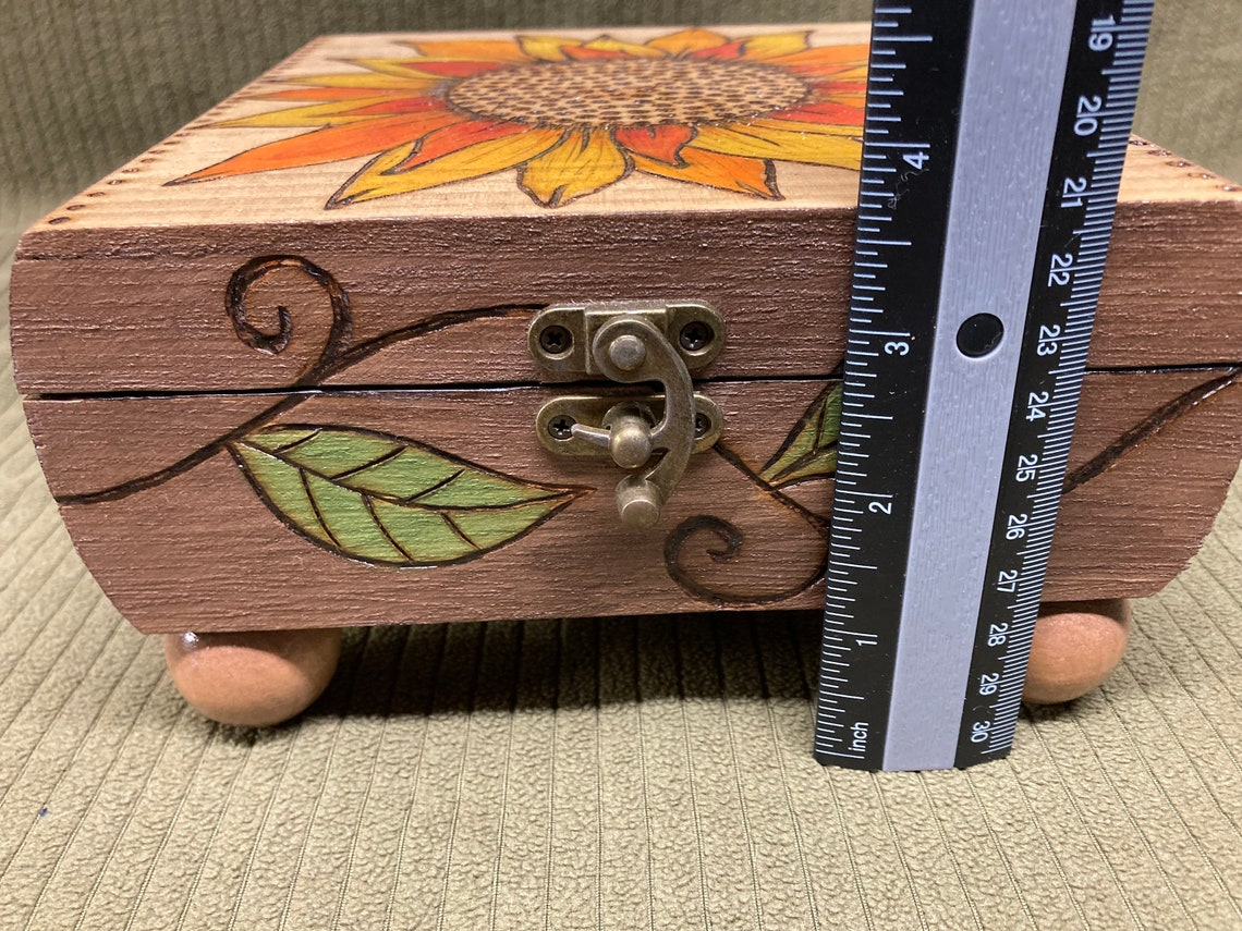 Hand Crafted Wood Burned Custom Box - Etsy