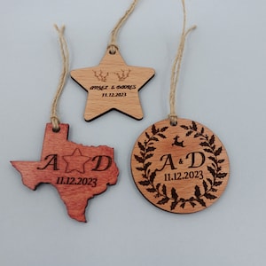 Boho Pparty Favors, Custom Wooden Hang Favors, Wooden Christmas Favors