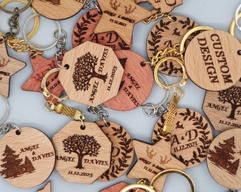 Customer Gift Keychains, Bulk Logo Keychains, Custom Keychains Party Favors