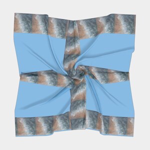 Sciarpa quadrata - Sciarpa 100% seta &quot;Tug of Peace&quot;