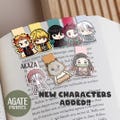 Demon S Hunter Chibi Magnetic Bookmark | Nezuko Tanjiro Inosuke Zenitsu Rengoku Akaza –Book Accessories – Page Saver clip - Reading Gifts product logo
