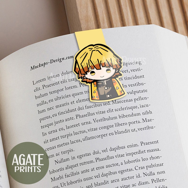 Demon Slayer Chibi Magnetic Bookmark Nezuko Tanjiro Inosuke Zenitsu ...