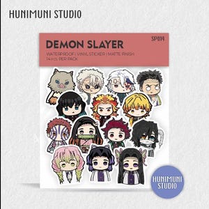 Demon S Hunter Sticker Pack Aufkleber Set 14 stücke Vinyl Laminierte wasserdichte Aufkleber | Vinyl wasserfest Aufkleber