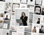 Coaching Instagram Canva Templates | Social Media Kit for Business Coach | Instant Download
