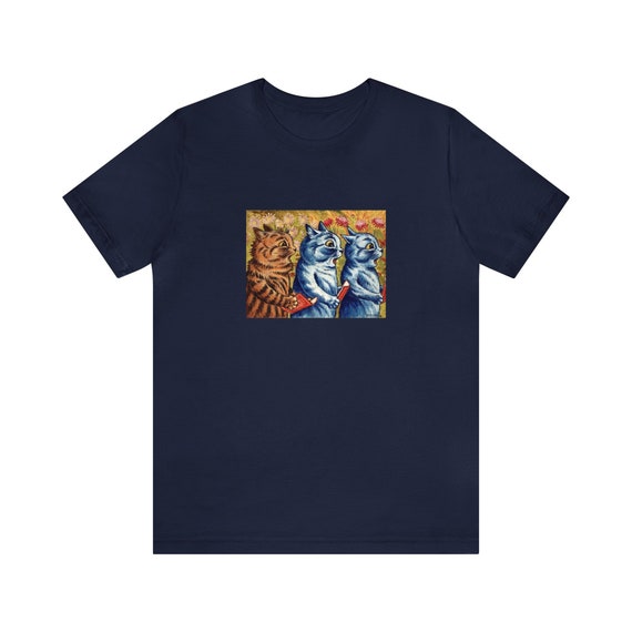 Cats Singing Choir Louis Wain Retro Vintage T-shirt