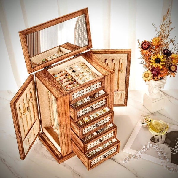 Large Jewelry Box Etsy