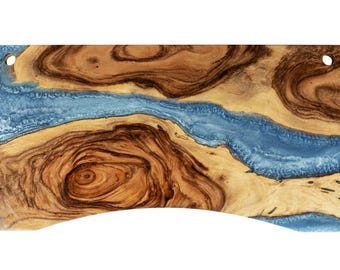 Epoxy Resin River Wood Standing Desk Table Top