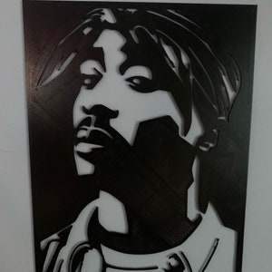 Tupac, 2pac 3D Wall Art, Wall Hang