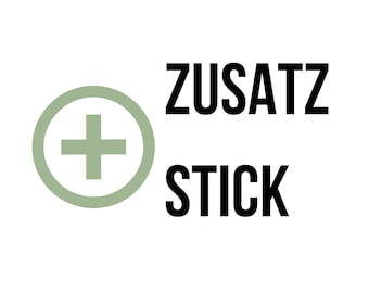 EXTRA: Zusatz Stick für den personalisierten Hoodie, Pullover, T-Shirt