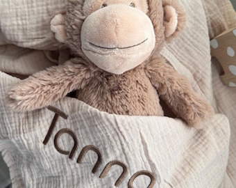 personalized baby blanket- custom embroidered name gift for newborn- baby shower keepsake- baby girl gift- sweet baby daisy