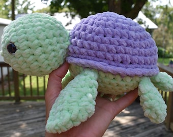 Easy Turtle Crochet Pattern PDF Download Amigurumi Plushie Pattern Turtle Pattern Crochet Pattern PDF Baby Shower Gift Pattern Sea Turtle