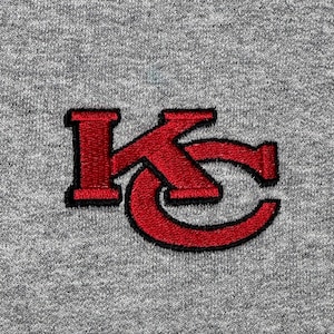 Kansas City Chiefs Embroidered Sweatshirt Chiefs Football Gear Kansas City Apparel Chiefs Fan Hoodie KC Sweatshirt