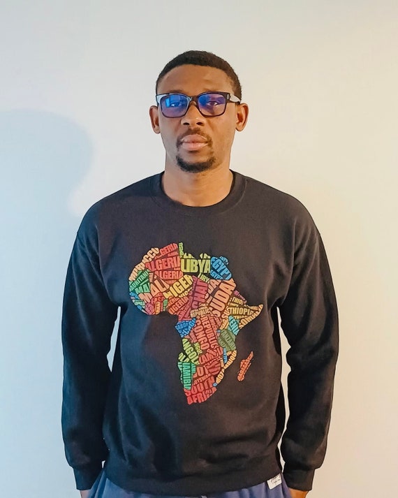 Africa Unisex Crewneck Sweatshirt Black History Unisex Tee Motherland Tshirt Gift For Him Gift For Her Gift for Couples Vacation Shirt Gifts