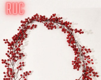 2018 Pip Berry Garland Vine Stem Red Original L Color Pip Berries,pip Berry,fall  Wreath,wreath Material,flower Crown - Artificial Flowers - AliExpress