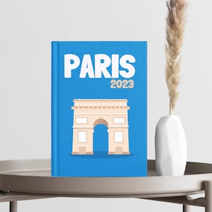 PARIS Aesthetic Travel Coffee Table Photo Book Template Personalized PhotoBook Canva Template Travel Photobook DIY Coffee Table Book