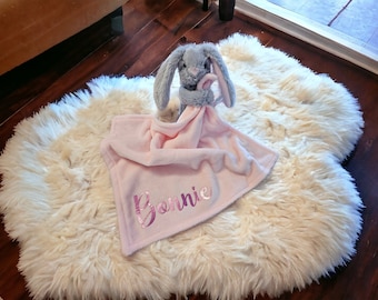 Personalised Bunny Comforter | Baby Comforter | Personalised Baby Blanket | Personalised Baby Gift | Snuggle Bunny | New Baby Gift | Present