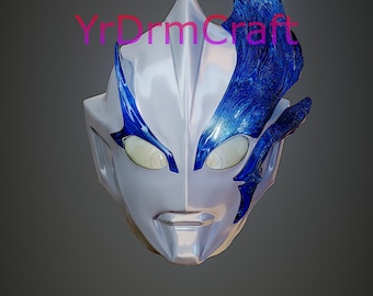Ultraman Blazar helmet 3d