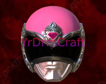 Dai Sentai pink google v helmet STL