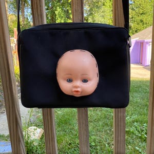 Upcycled süße Babypuppen Geldbörse