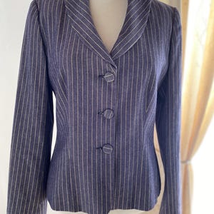 Moschino Jeans damesblazer Designer Sakko y2k Vintage gestreepte klassieke blazer
