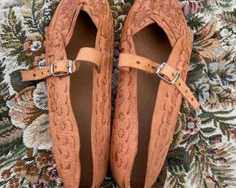 scarpe basse tradizionali polacche in costume popolare Kierpce 36