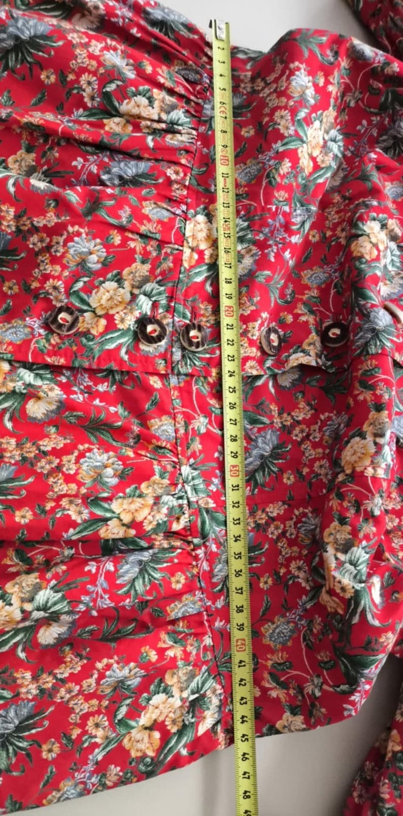 Vintage Blumenkleid: 80er Jahre Landhaus Folklore Salzburger Dirndl Bild 8
