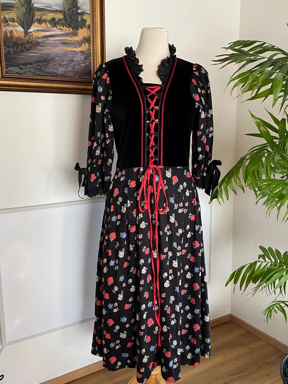 long sleeve mini dress for women FARM Rio Floral Chenille Mini Dress