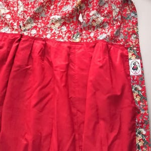 Vintage Blumenkleid: 80er Jahre Landhaus Folklore Salzburger Dirndl Bild 6