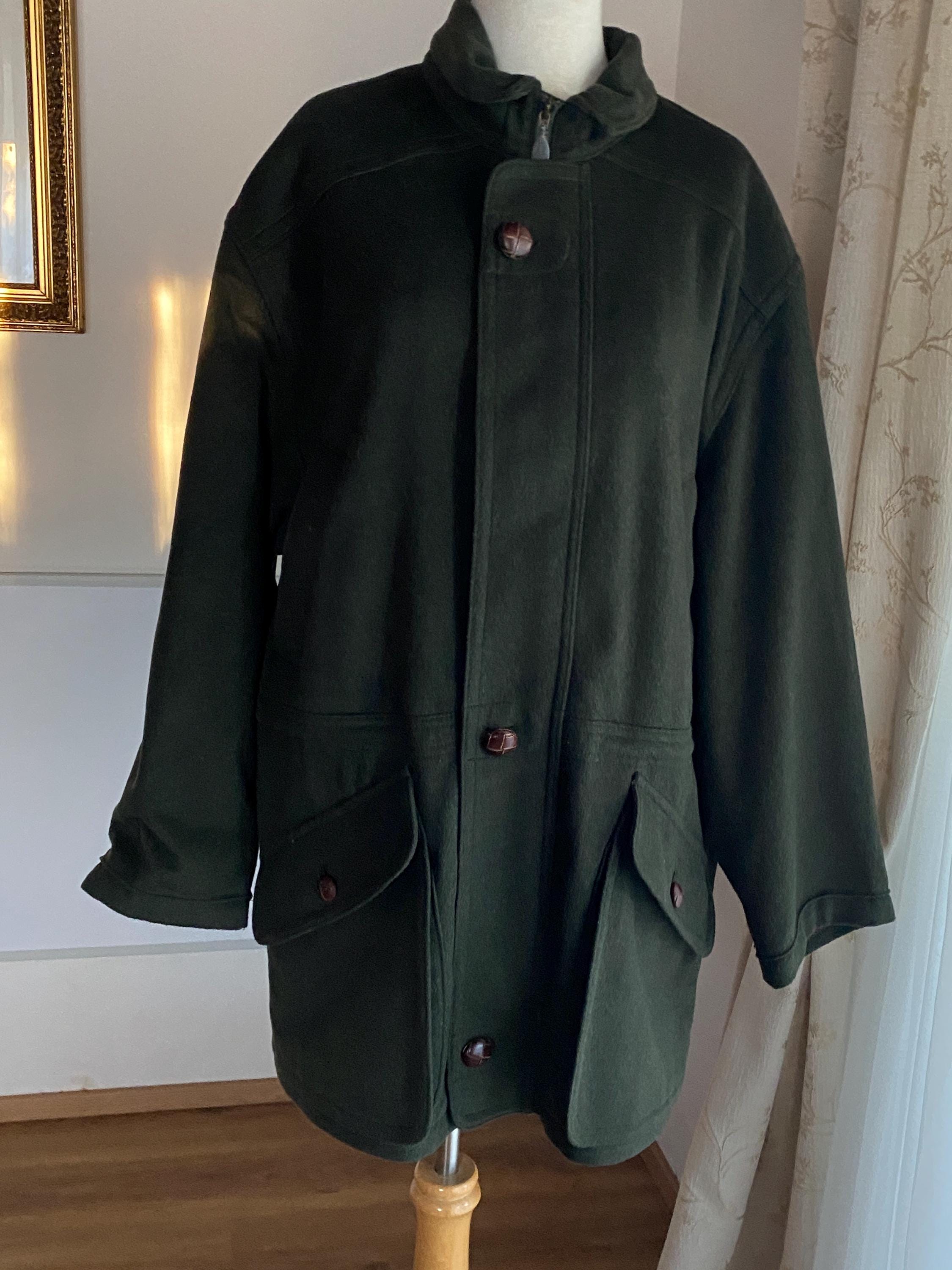 Manteau Loden Sankt Hubertus - Taille 54 (XL) - Loden Vert - Très Bon état D'occasion