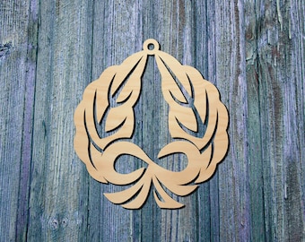 Kamisato Ayato Constellation Ornament | Wood decor | Genshin Impact Inspired | Fan Made