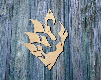Arlecchino Constellation Ornament | Wood decor | Genshin Impact Inspired | Fan Made
