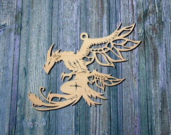 Dvalin Ornament | Wood decor | Genshin Impact Inspired | Fan Made