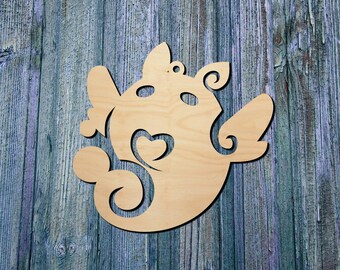 Sigewinne Constellation Ornament | Wood decor | Genshin Impact Inspired | Fan Made