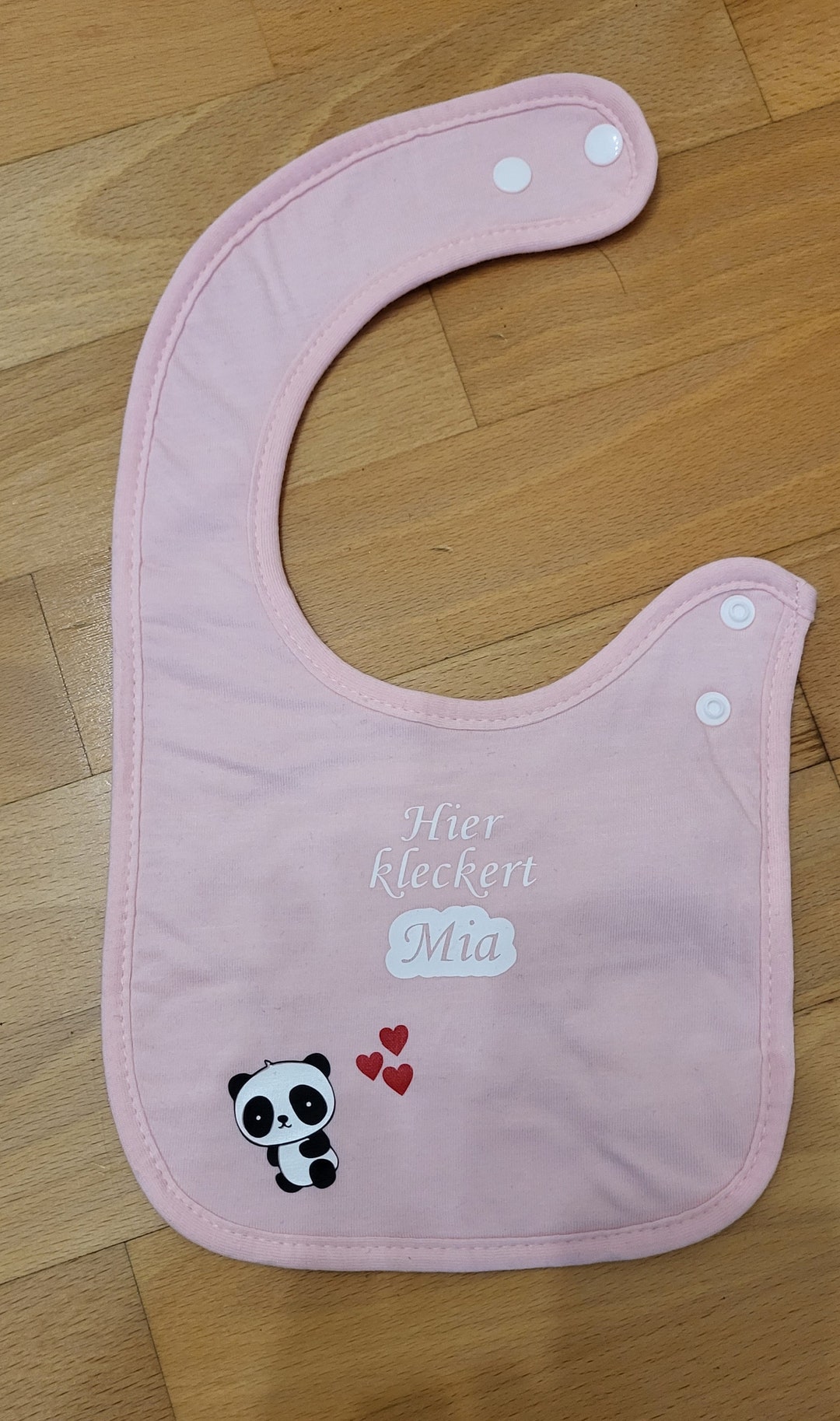 Baby Bib With Buttons Etsy