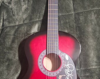Jon Bon Jovi Autographed Acoustic Guitar