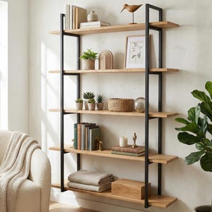 LOFT WALL SHELF, Drievoudige plank, grenen, boekenplank, vintage, industrieel, boekenkast, hangplank, voor de keuken, voor de woonkamer