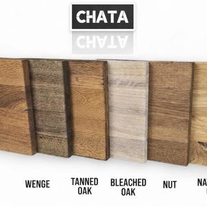 Ek svävande hylla – massiv ekhylla, rustik minimalistisk inredning, dolda konsoler, för badrum, kök, hängande hylla, Naturlig ek bild 9