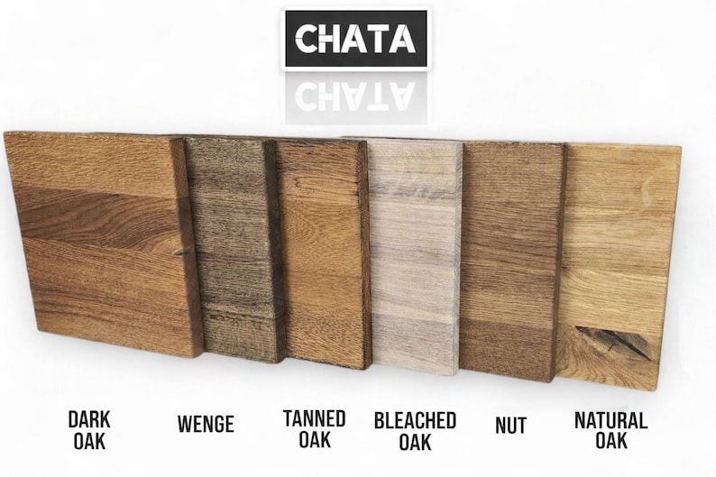 Ek svävande hylla – massiv ekhylla, rustik minimalistisk inredning, dolda konsoler, för badrum, kök, hängande hylla, Naturlig ek bild 9