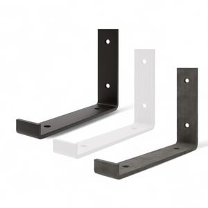 Shelf holder LOFT, shelf angle steel BRACKET for SHELVES in industrial and loft style, metal bracket, for shelves, wall shelf, office